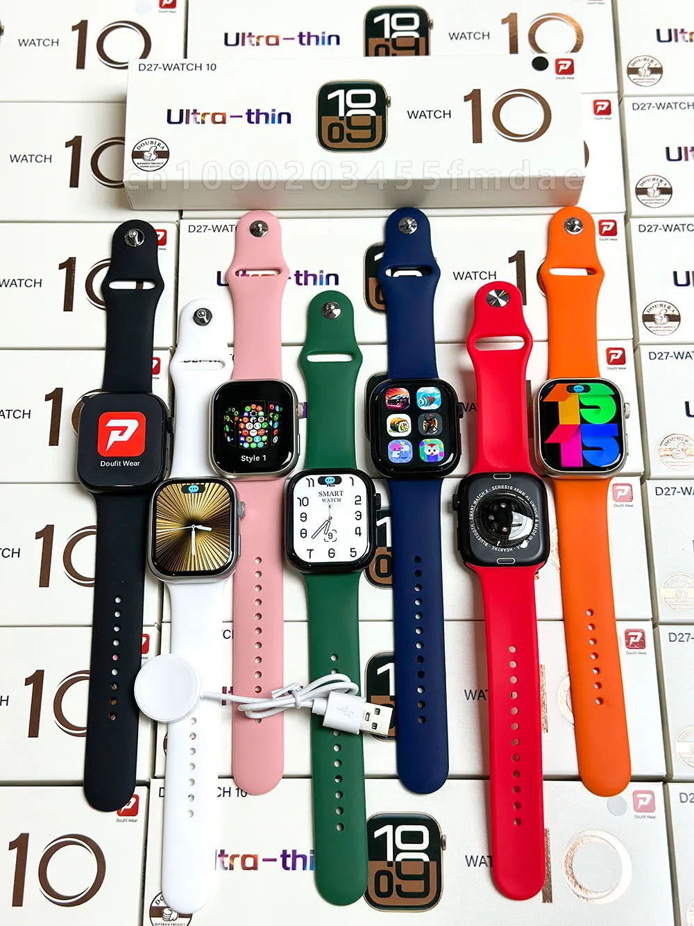 New Watch10 Series GPS Smart Watch Men Always On Display Heart Rate Body Temperature BT Call Women Waterproof Series Smartwatchs