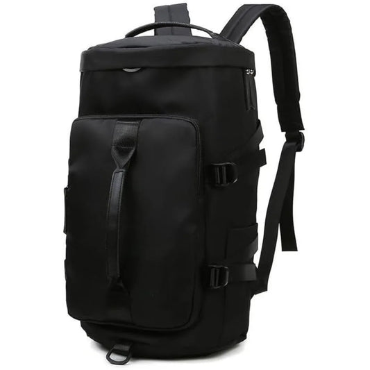 3-in-1 Waterproof Travel Duffle – Gym Tote & Backpack with Shoe Compartment