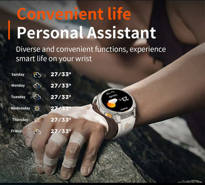 2026 New T-Rex3 Pro GPS Tracker 1100mAh Smartwatch Men 120-Day Standby Clock Rugged Outdoor Sport 10ATM Waterproof Call Watches