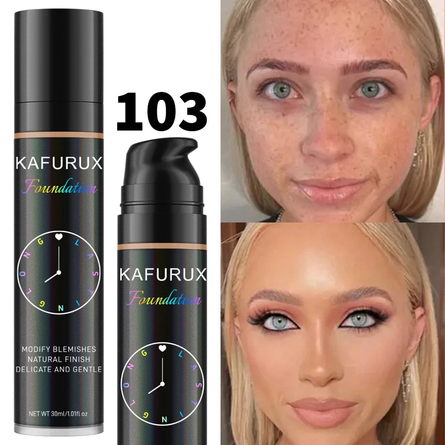8 Colors Liquid Foundation Effective Concealer Waterproof Sweat-resistant Face Korean Makeup Profession Face Base Cosmetics Gift