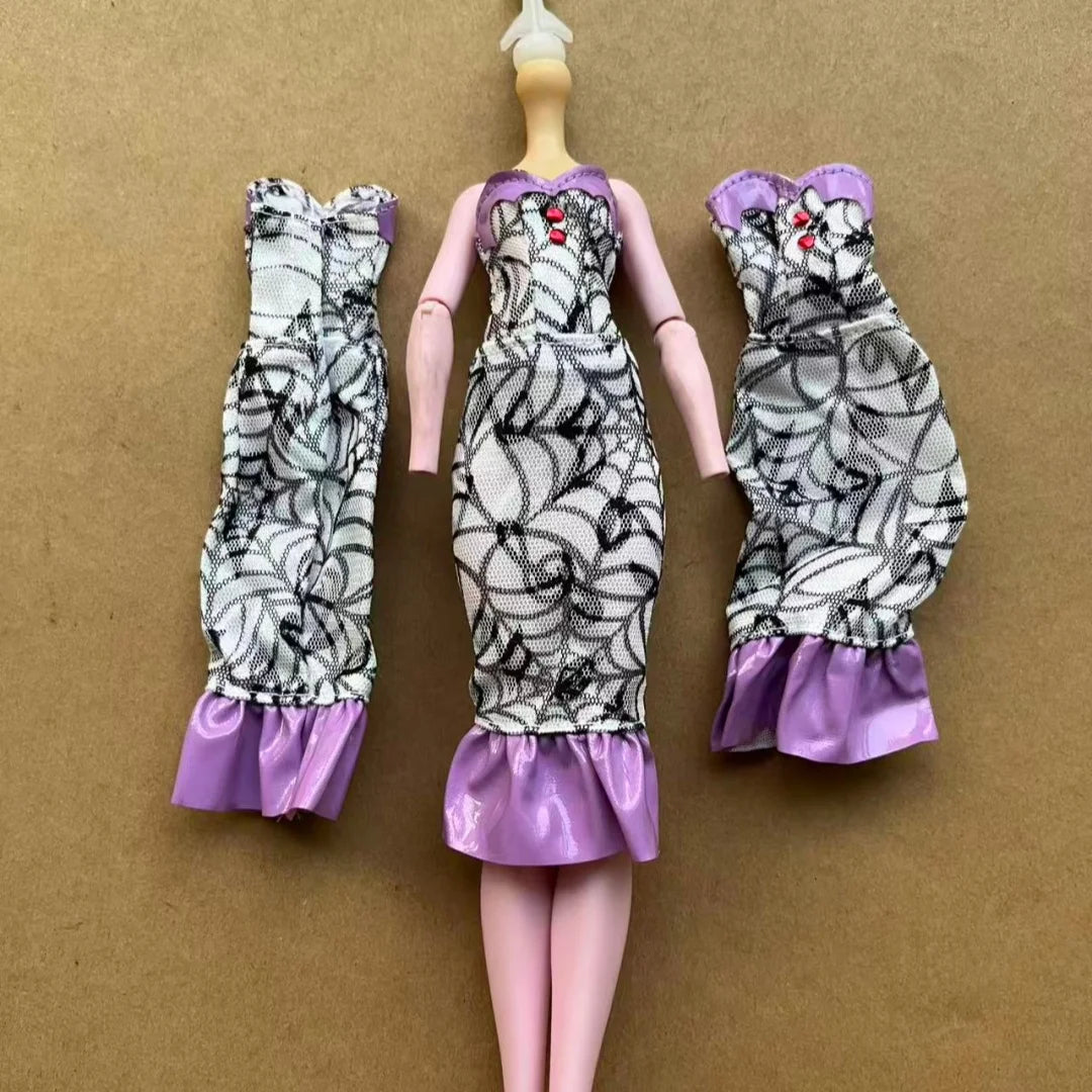 Colorful Dancing Doll Clothes Set Bratss Monster Doll Costume DIY Dressing Toy for Kids Includes Shirt Pants And Accessory