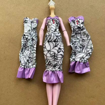 Colorful Dancing Doll Clothes Set Bratss Monster Doll Costume DIY Dressing Toy for Kids Includes Shirt Pants And Accessory