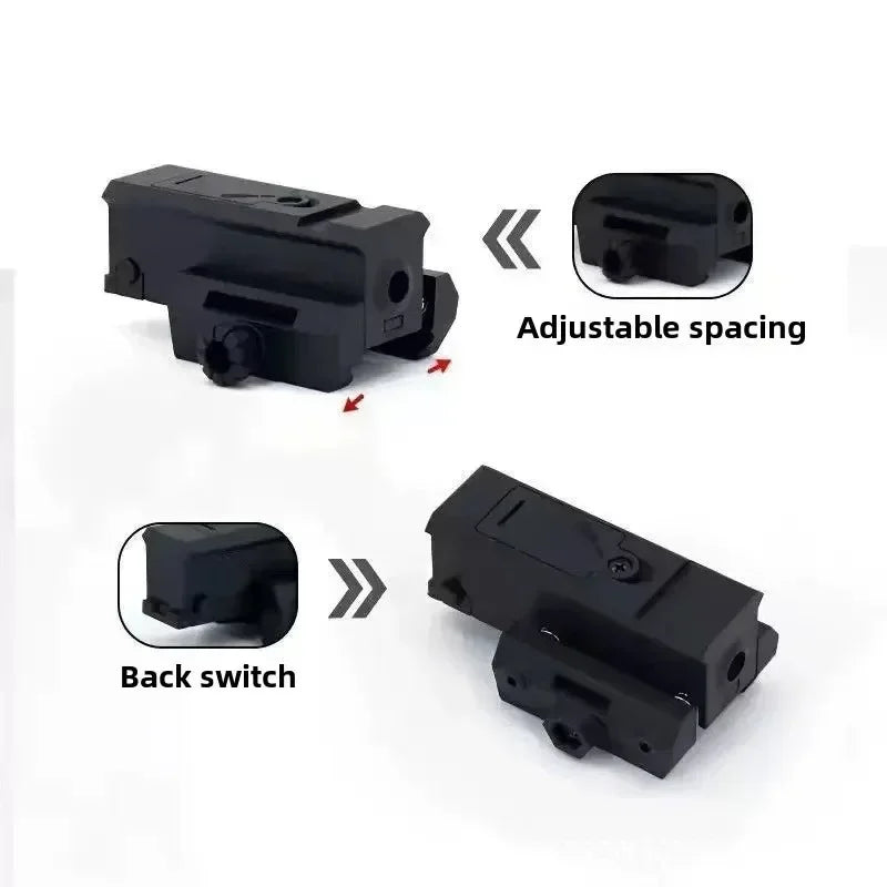 Optimized Low Profile Structure Stable Nylon Low Profile Seat Red Laser Calibrator 20-22mm Rail Space Saving Parts