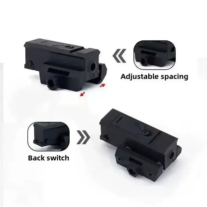 Optimized Low Profile Structure Stable Nylon Low Profile Seat Red Laser Calibrator 20-22mm Rail Space Saving Parts