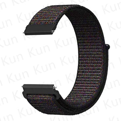 20mm 22mm Band For Samsung Galaxy Watch 6/5/4/5pro/4/6 Classic/active 2 Nylon loop sport bracelet huawei watch GT 4-2-2e-3 Strap