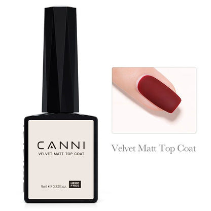CANNI 9ml Hema TPO Free Nail Gel Polish Red Colors Nude Pink Brown Colors Off LED Nail Gel Manicure Kit DIY at Home Salon