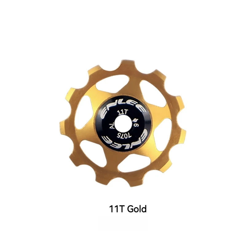 ENLEE Bike Aluminum Alloy Guide Wheel Pulley Rear Derailleur 11T 13T Guide MTB Ceramic Bearing Jockey Wheel For 4/5/6MM