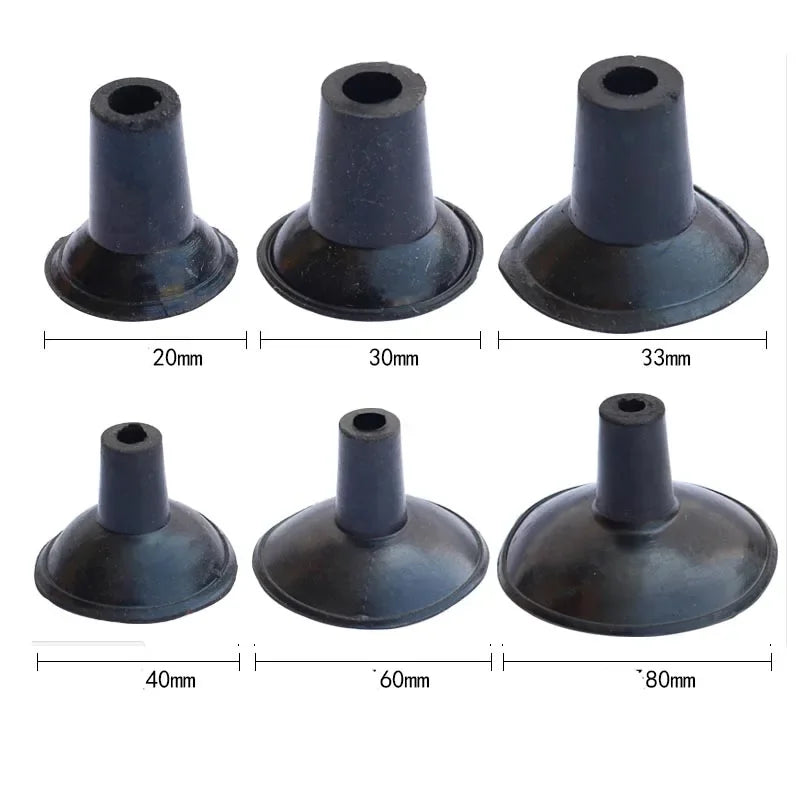 5pcs Valve Grinder Sucker 15/20/25/30/35mm for Car Motorcycle Electro-pneumatic Valve Grinder Valve Grinding Cup