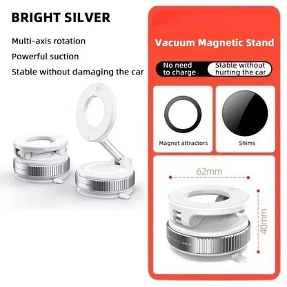 New foldable vacuum adsorption magnetic car phone holder 2025 suction cup dedicated navigation phone holder%#%#%#%#