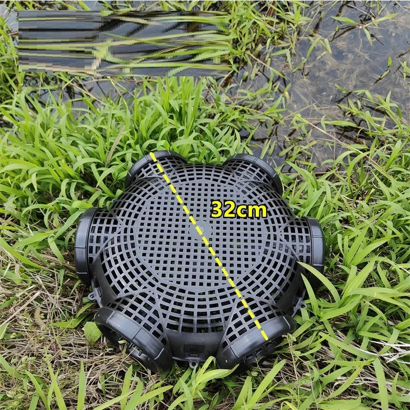 Black Fish Net Cage Fishnet Finless Eel Loach Trap Fishing Pot Durable Plastic Container Mud Cage Container Fishing Traps