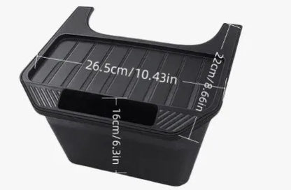 Car Rear Center Console Storage Bin, Auto Waste Bin Umbrella StorageBox, Interior Car Decor Accessories