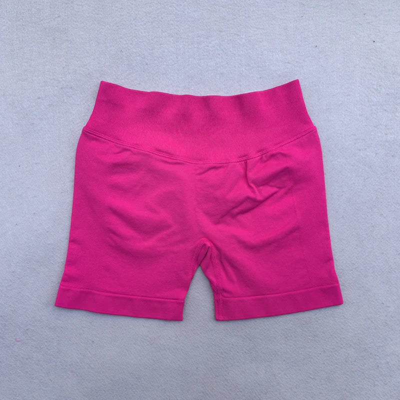 Shorts Women Seamless Yoga Shorts Scrunch Bum Gym Shorts Workout Low Waist Short Leggings Booty Stretch Running Shorts