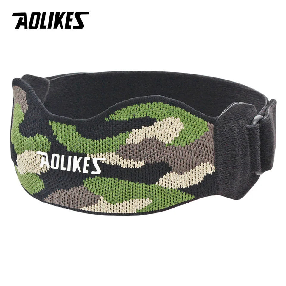AOLIKES 1PCS Knee Braces for Knee Pain,Patella Knee Support Strap,Adjustable Patellar Tendon Stabilizer Band for Basketball