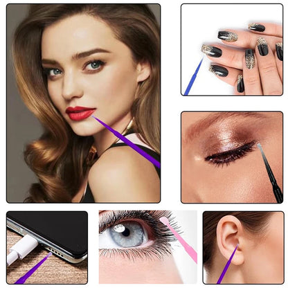 300/2000pcs Cotton Swabs MicroBrush Eyelash Extension Brushes For Makeup Nail Art Individua Applicator Lash Clean Removing Tool