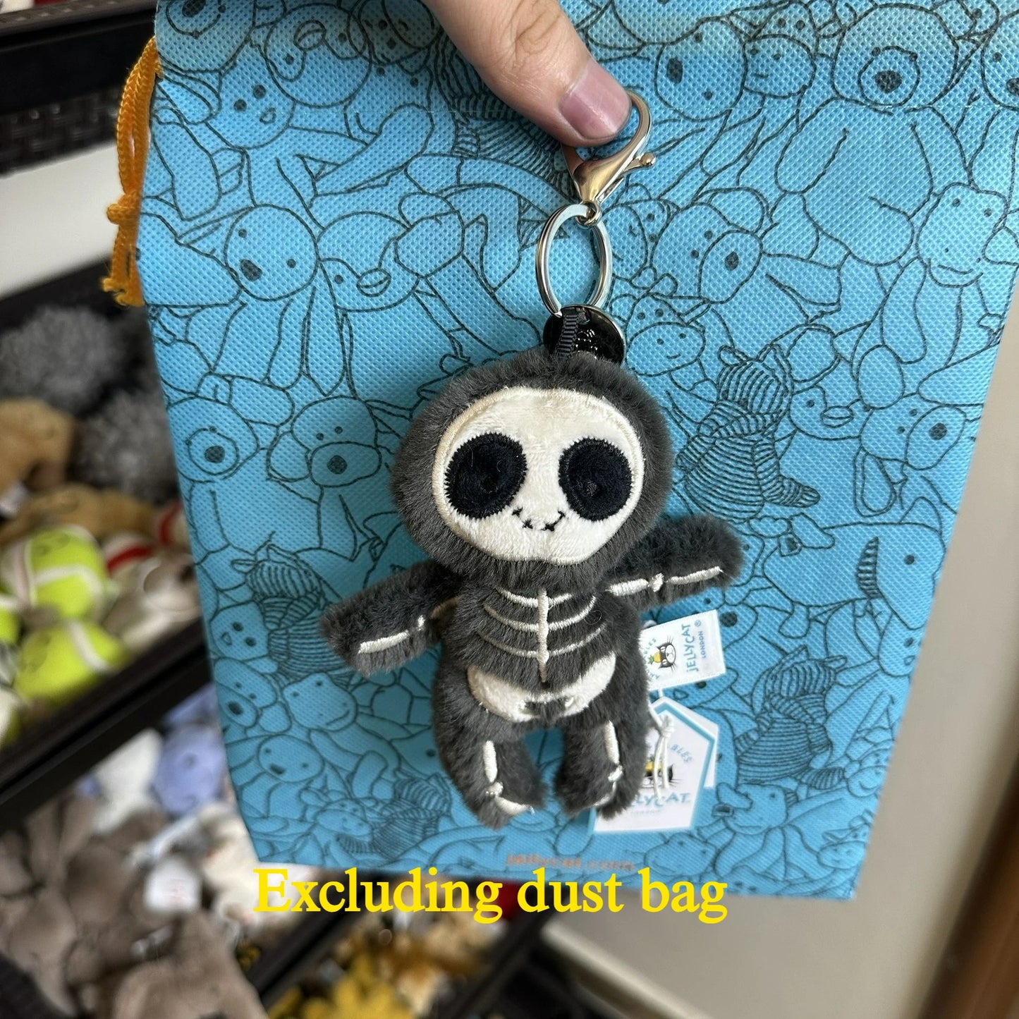 JC Hot Bag Cute Plush Toy label cute girl bag charm plush toy keychain Kawaii plush toy perfect as a birthday  Limited New Gift