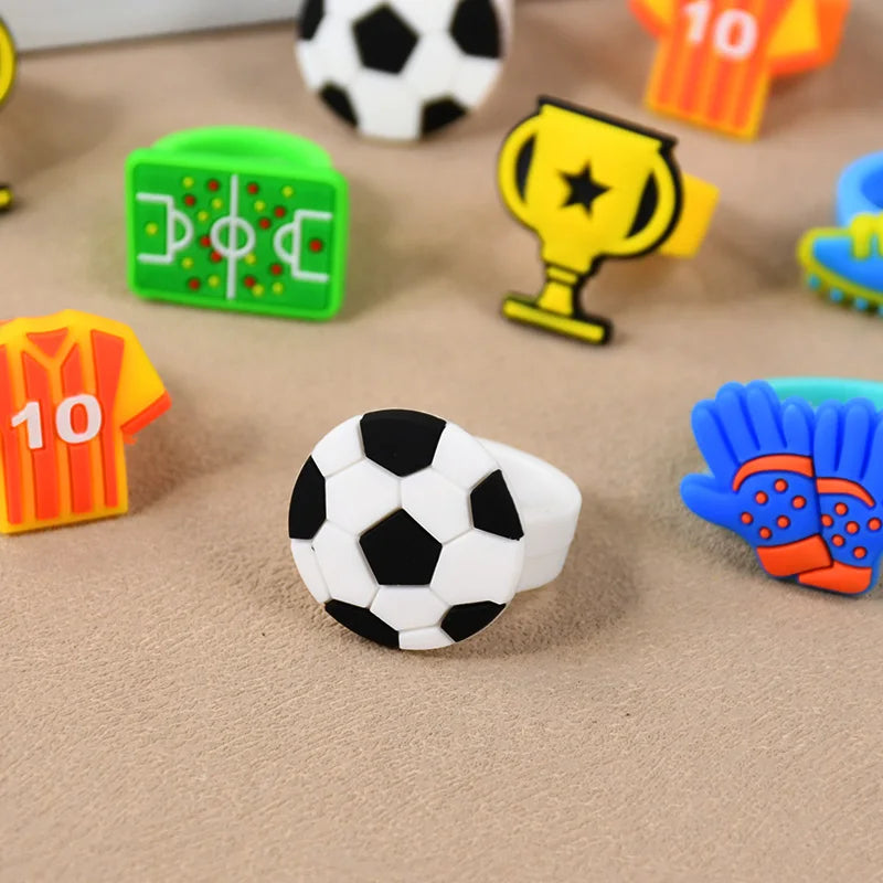 Soccer Party Favors Football Theme Bracelets Keychain Pin Ball Maze Game Toys Kids Birthday Party Pinata Fillers Christmas Gift