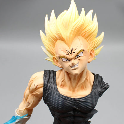 16.5cm Dragon Ball Majin Vegeta Bust Anime Action Figure Model Statue Collection Desktop Decoration Ornament Toys Boys Gifts