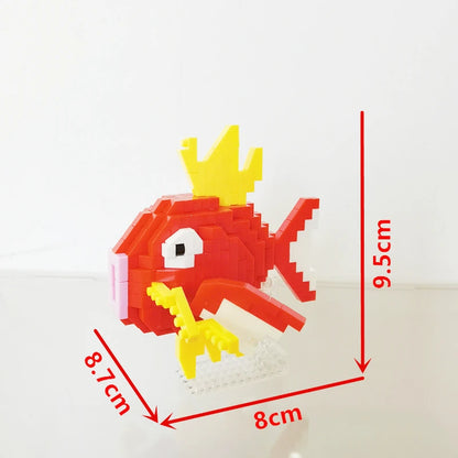 75 Style Building Blocks Assembly Anime Picachu Charizard Doll Blastoise Bulbasaur Gengar Bricks Figures Toy for Kid Gift