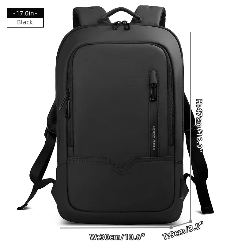 Heroic Knight Men's Daily Laptop Backpack Lightweight Minimalist Commute Office Daypack Women Waterproof Business Trip Schoolbag