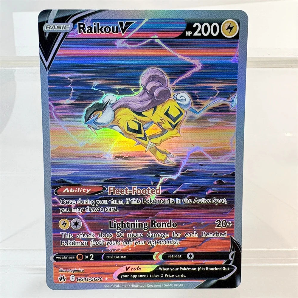 PKM Holo Proxy Cards Suicune Charizard Red & Blue Dragon Frontiers Series Foil Cards PTCG PROXY The Best Gift at a Party
