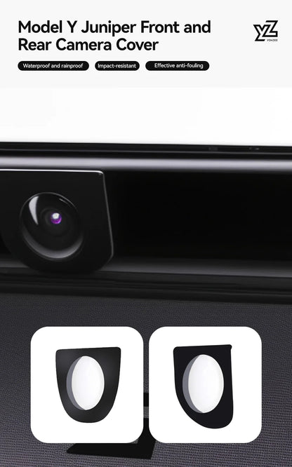 YZ Vehicle Front Camera Protection For Tesla Model Y Juniper 2025 Interesting Automotive Products Anti-Collision Car Accessories