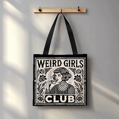 1 Pc Weird Girls Club Tote Bag, Girls Club Gifts, Girls Squad, Girls Crew, Girls Weekend, Gift For Hot Girls, Gift For Her, Bes