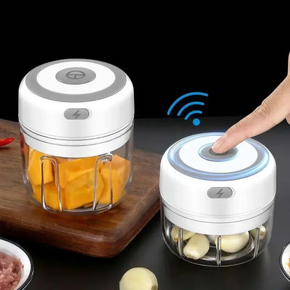 2027 250ml Mini Rechargeable Garlic Chopper Meat Grinder Durable and Sturdy Suitable for Crushing Garlic Chili Onions Minced Mea