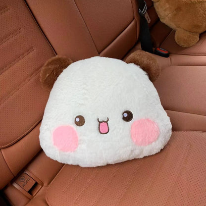 Bubu Dudu Plush Pillow Yier Panda Bear Dolls Lovely Cartoon Stuffed Soft Plushies Car Cushion Sofa Pillows Home Decoration