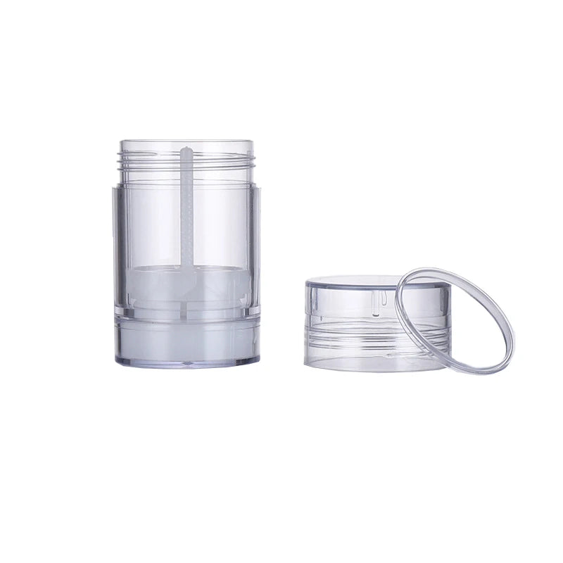 15/30/50/75g Deodorant Tube Handmade Round Twist Up Bottom Filling Empty Blush Stick Filling Stick Deodorant Container Travel
