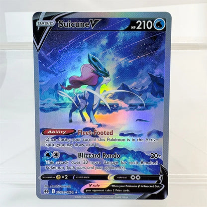 PKM Holo Proxy Cards Suicune Charizard Red & Blue Dragon Frontiers Series Foil Cards PTCG PROXY The Best Gift at a Party