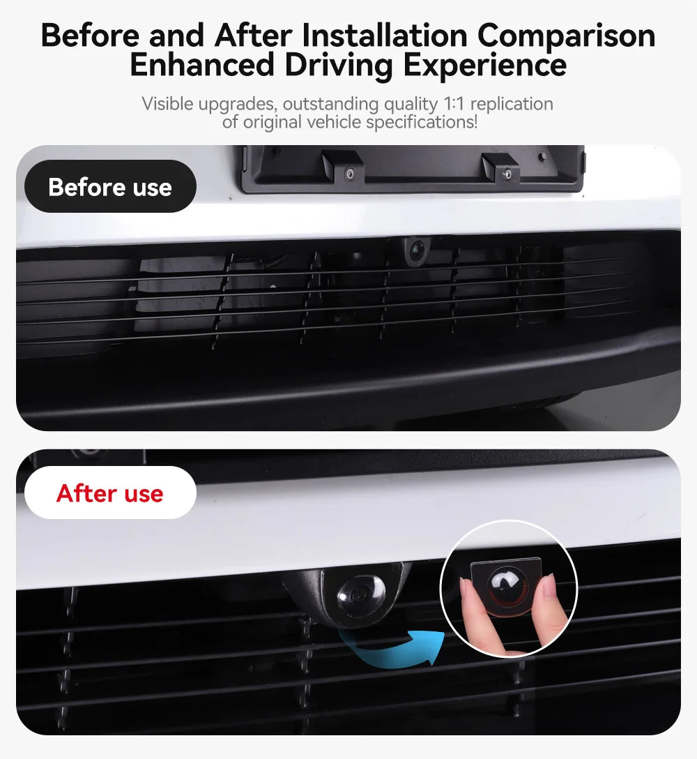 YZ Vehicle Front Camera Protection For Tesla Model Y Juniper 2025 Interesting Automotive Products Anti-Collision Car Accessories