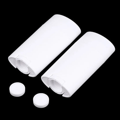 2Pcs 75g PP Empty Deodorant Containers Twist-Up Refillable Plastic Bottles for DIY Natural Deodorant Stick Tube Cosmetics