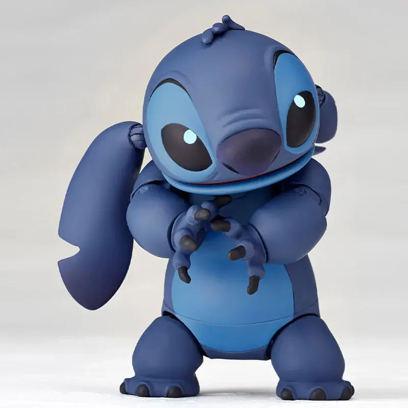 2025 New Kaiyodo Stitch Action Figure Revoltech Stitch Figurine Joint Mobile Model Toys Ko Version Collection Children Gifts