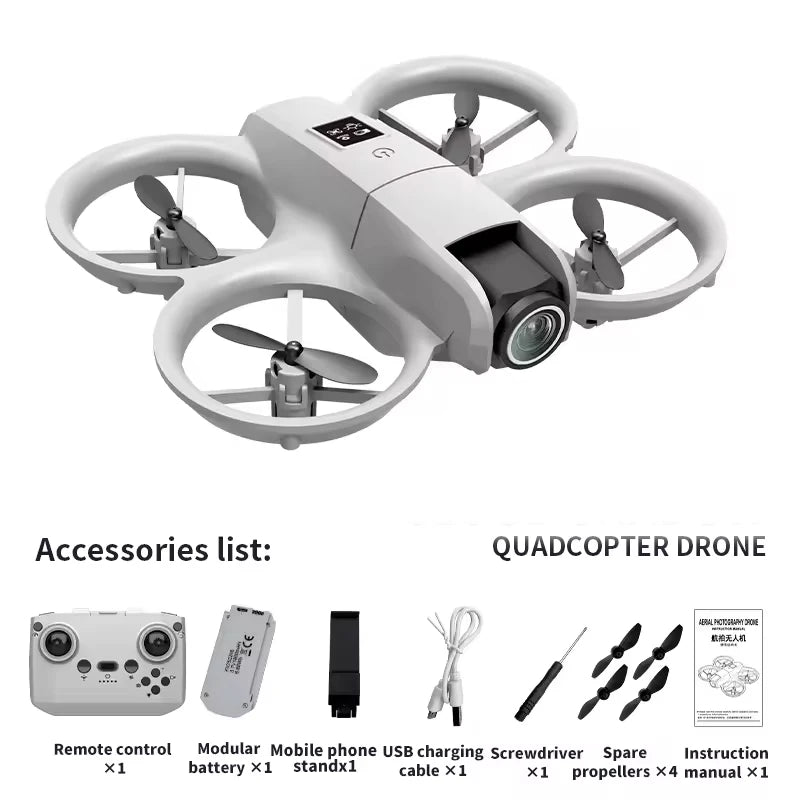 New Hot Mini Drone WIFI FPV Hover Professional 4K Camera Pocket Coloful Lights Dron Rc Plane Foldable Quadcopter RC Toys Gifts