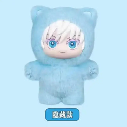 Jujutsu Kaisen Battle V2 Cat Paradise Party Series Art Collectible Blind Box Toy Cute Plush Doll Anime Periphery Surprise Gift
