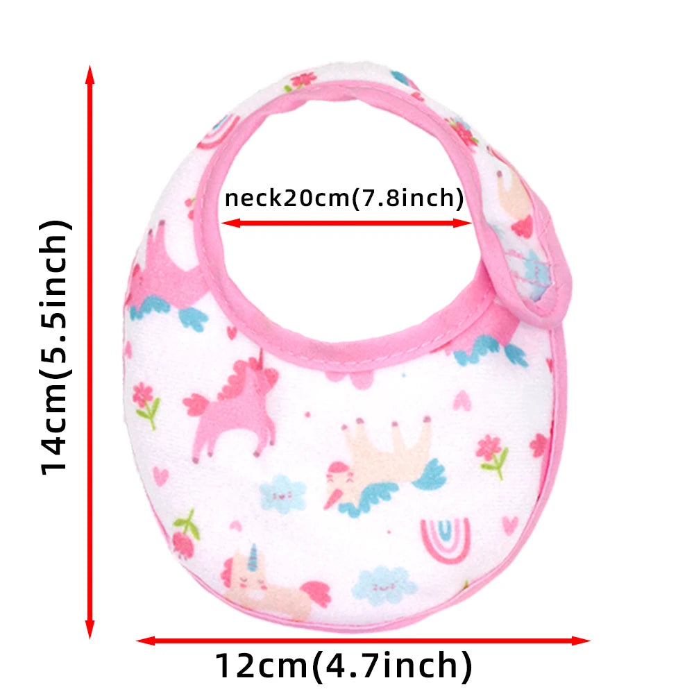 2pcs Doll Diapers Doll Underwear for 14-18 Inch Baby Dolls and Other Similar Dolls 43cm Baby Born Doll Underwear Doll Bibs