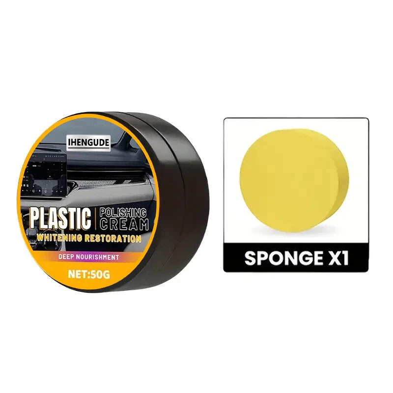 1 Piece of 50g Premium Tire Renewal Wax, Continuous Shine Wheel Polish Restorer, Protective Agent, Can Prevent Car Tires from Aging and Cracking