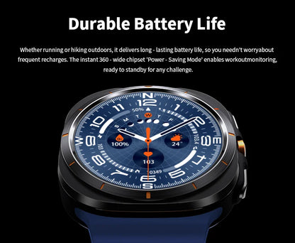 Smart Watch 8 Ultra 2025 Color Matching GPS Compass Smart Watch BT call NFC IP68 Waterproof 4GB Health monitoring Reduction 100%