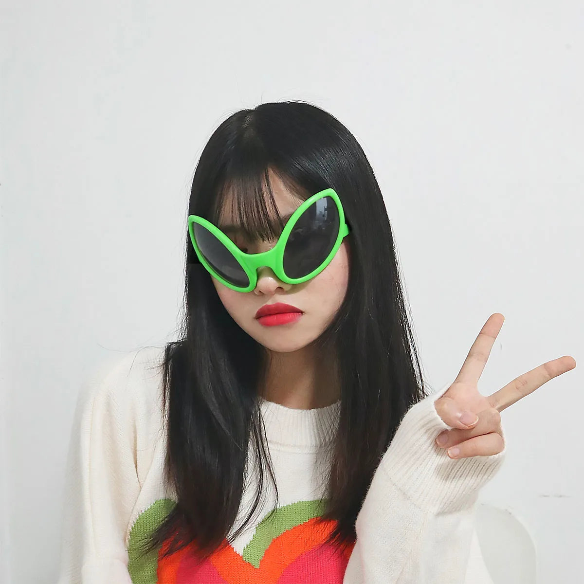 1PC - Party Decoration Alien Funny Glasses Party Funny Photo Prop