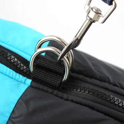 Winter Big Dog Clothes Waterproof Vest Jacket For Small Dogs Cats Outdoor Warm Puppy Coat With D Ring Labrodor Pug Pet Costume