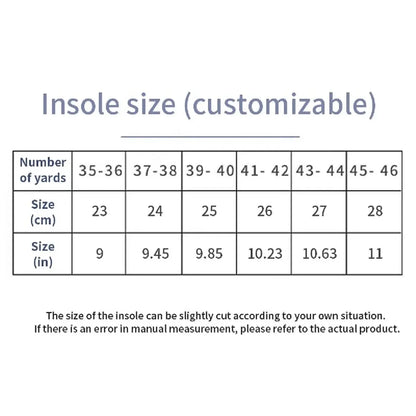 Breathe for Feet Men Running Insole1Pair 4D Cloud Technologyt High Elasticity Sports Deodorant Insoles for Shoes Yellow PU Sole