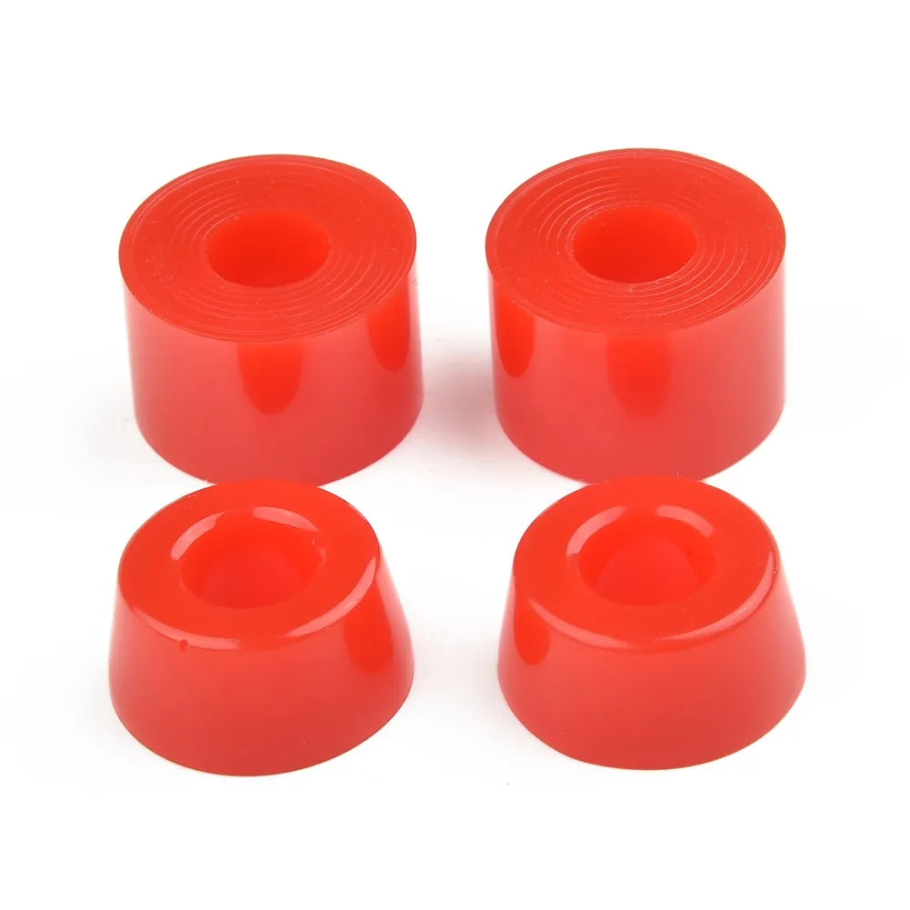 4Pcs 85A 95A 100A Skateboard Truck Bushings Longboard Replacement Pivot Cups Shockproof Skateboard Accessories Pivot Tube Parts
