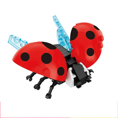  Moc Insect Animal Model Bee Ant Butterfly Cricket Grasshopper whale Set Building Blocks Diy Puzzle Assemble Toys Boy Kid Gift