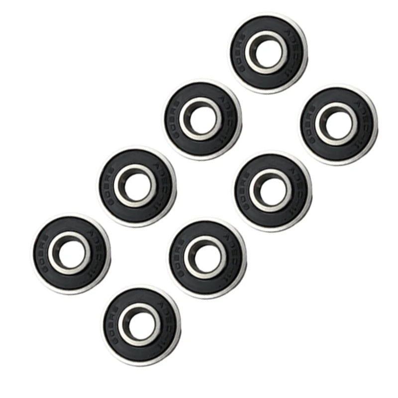 8PCS ABEC-11 High-Speed Bearing 608RS Is Suitable for Skateboard Long Board Inline Roller Skates, Ice Skates, and Low-Noise