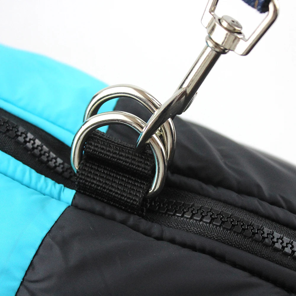 Waterproof Pet Dog Coat Vest For Small Large Dogs Winter Warm Puppy Clothes with D-ring Kitten Costume Golden Retriever Jacket