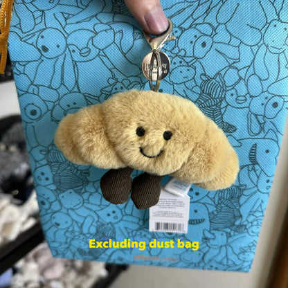 JC Hot Bag Cute Plush Toy label cute girl bag charm plush toy keychain Kawaii plush toy perfect as a birthday  Limited New Gift