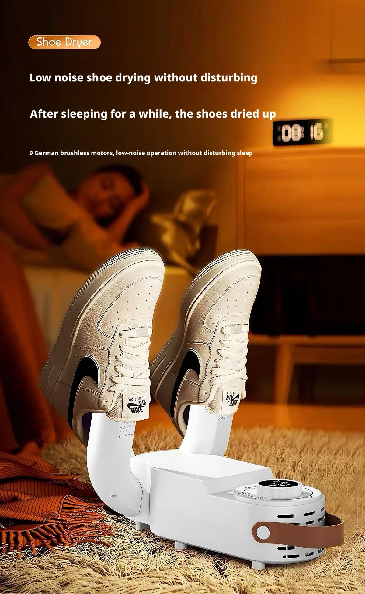 All-in-1 Smart Shoe Dryer Portable Automatic Fast Drying with Deodorization & Sterilization – Perfect for Home and Dorm Living