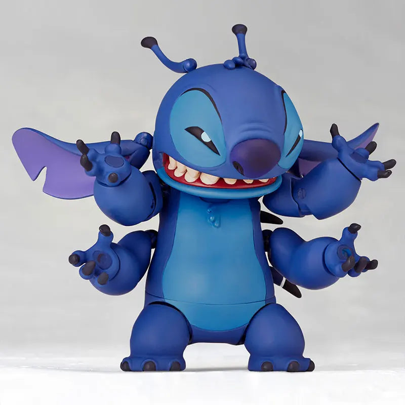 2025 New Kaiyodo Stitch Action Figure Revoltech Stitch Figurine Joint Mobile Model Toys Ko Version Collection Children Gifts