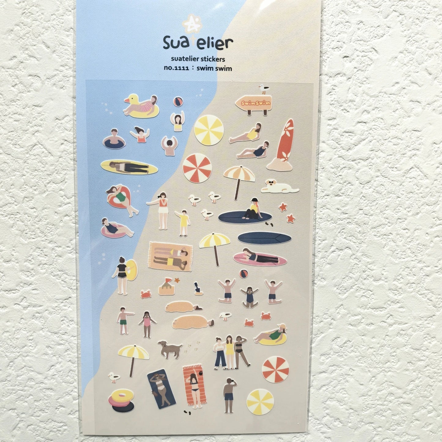 Korean Import Suatelier Travel Home Life Study Friend Stickers Scrapbooking Diy Journaling Diary Stationery Sticker School Gift
