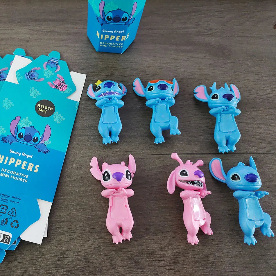 New STITCH Surprise Angel Blind Box Party Angel Mysterious Blind Box Cute Anime Figures Christmas Gifts Model Doll Kids Toys